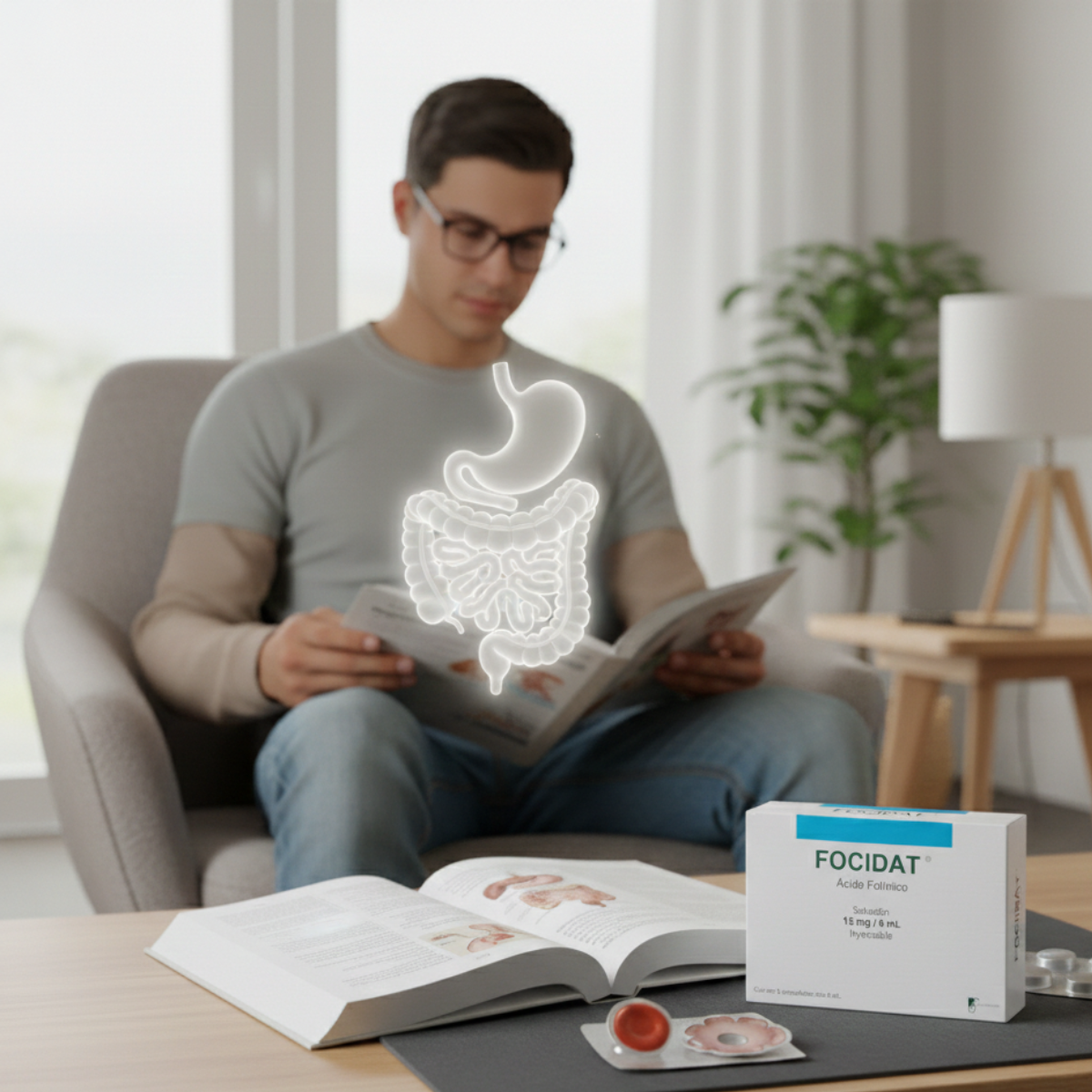 Focidat Ácido Folínico 15mg / 5ml 5 Ampolletas Farmadextrum