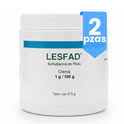 Lesfad Sulfadiazina De Plata 1g 2 Tarros 375 G Farmadextrum Sin Aroma
