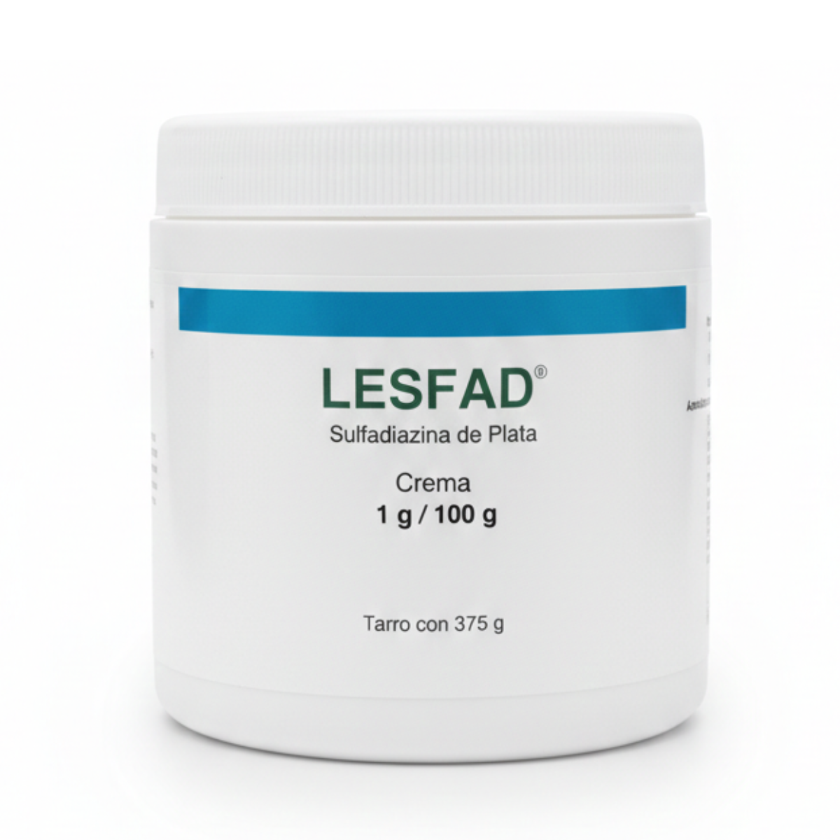 Lesfad Crema Sulfadiazina De Plata 1% 375g Fragancia Sin Fragancia