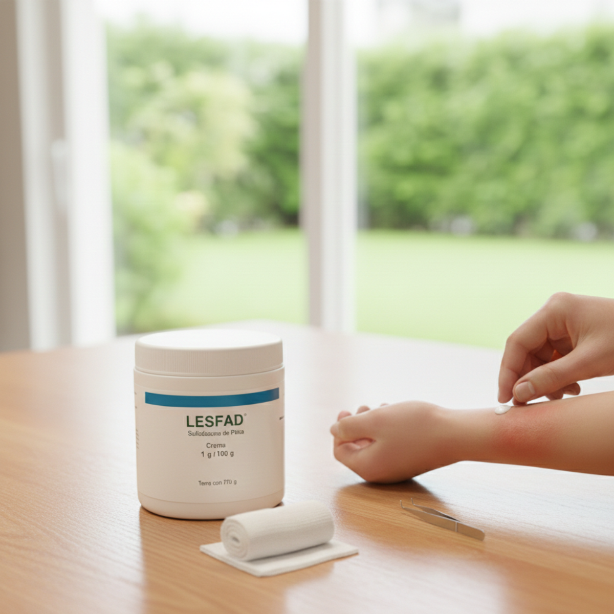 Lesfad Crema Sulfadiazina De Plata 1% 375g Fragancia Sin Fragancia