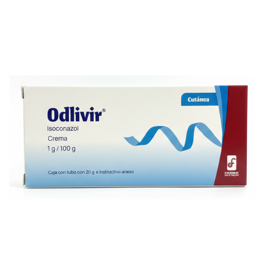 Odlivir Isoconazol 1g / 100g Crema Cutánea 20 G Farmadextrum Neutra