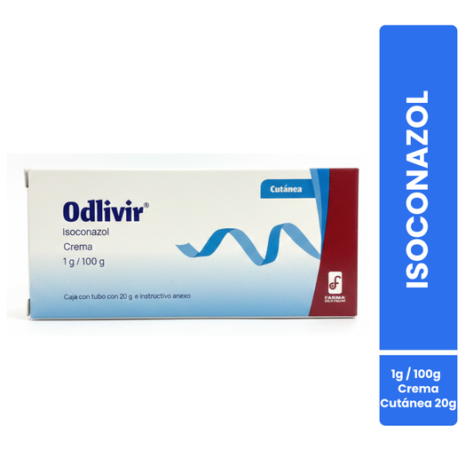 Odlivir Isoconazol 1g / 100g Crema Cutánea 20 G Farmadextrum Neutra