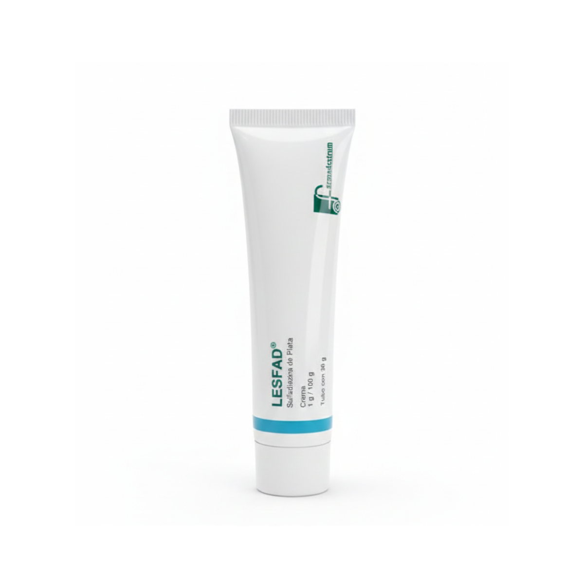 Lesfad Sulfadiazina De Plata 1 G Tubo Con 30 G Farmadextrum Sin Aroma