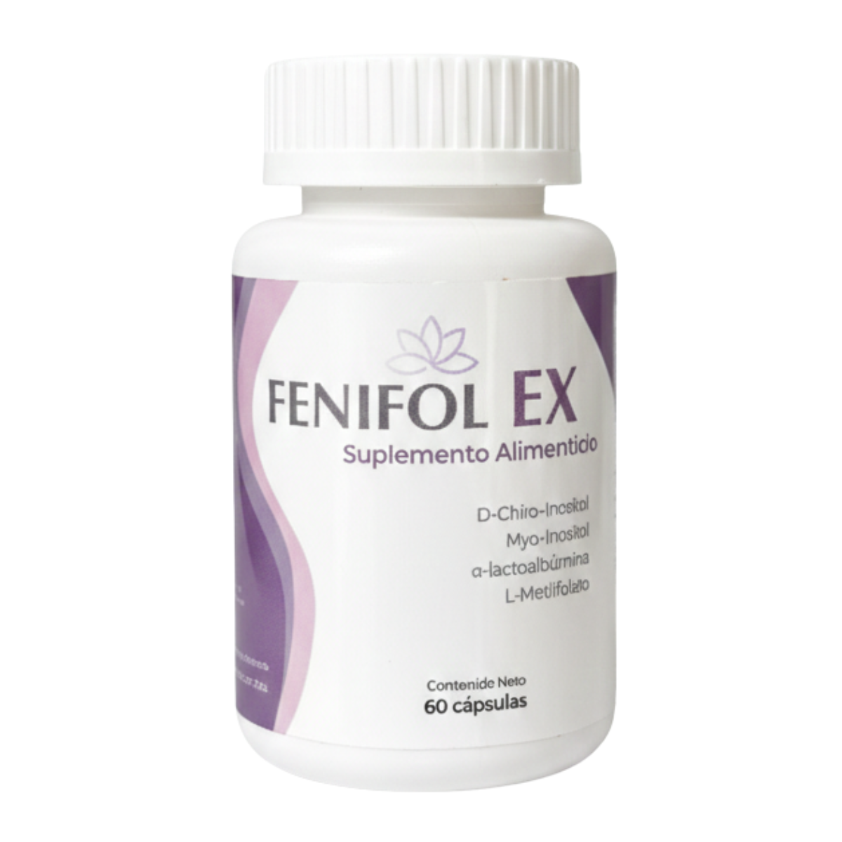 Fenifol Ex 60 Cápsulas con Myo Inositol, D-chiro, Ácido Fólico, Suplemento genérico de Inofolic