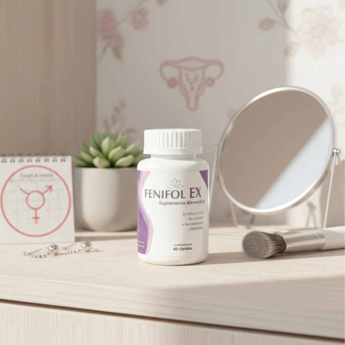 Fenifol Ex 60 Cápsulas con Myo Inositol, D-chiro, Ácido Fólico, Suplemento genérico de Inofolic