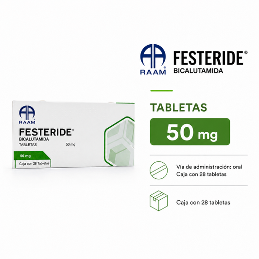 Festeride Bicalutamida 50 Mg Caja Con 28 Tabletas Raam