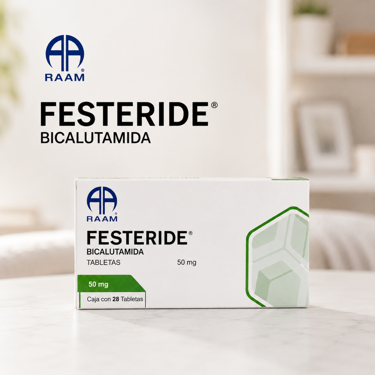 Festeride Bicalutamida 50 Mg Caja Con 28 Tabletas Raam