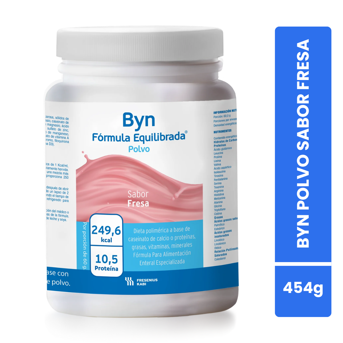Byn Fórmula Equilibrada Sabor Fresa 454 G Fresenius