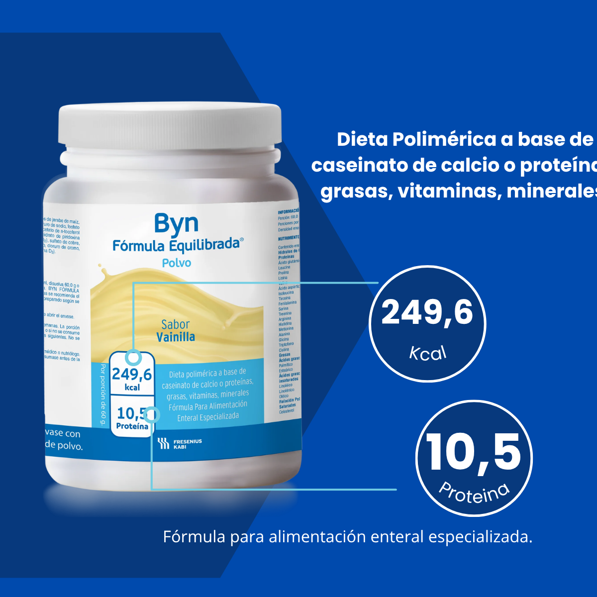 Byn Fórmula Equilibrada Sabor Vainilla 454 G Fresenius