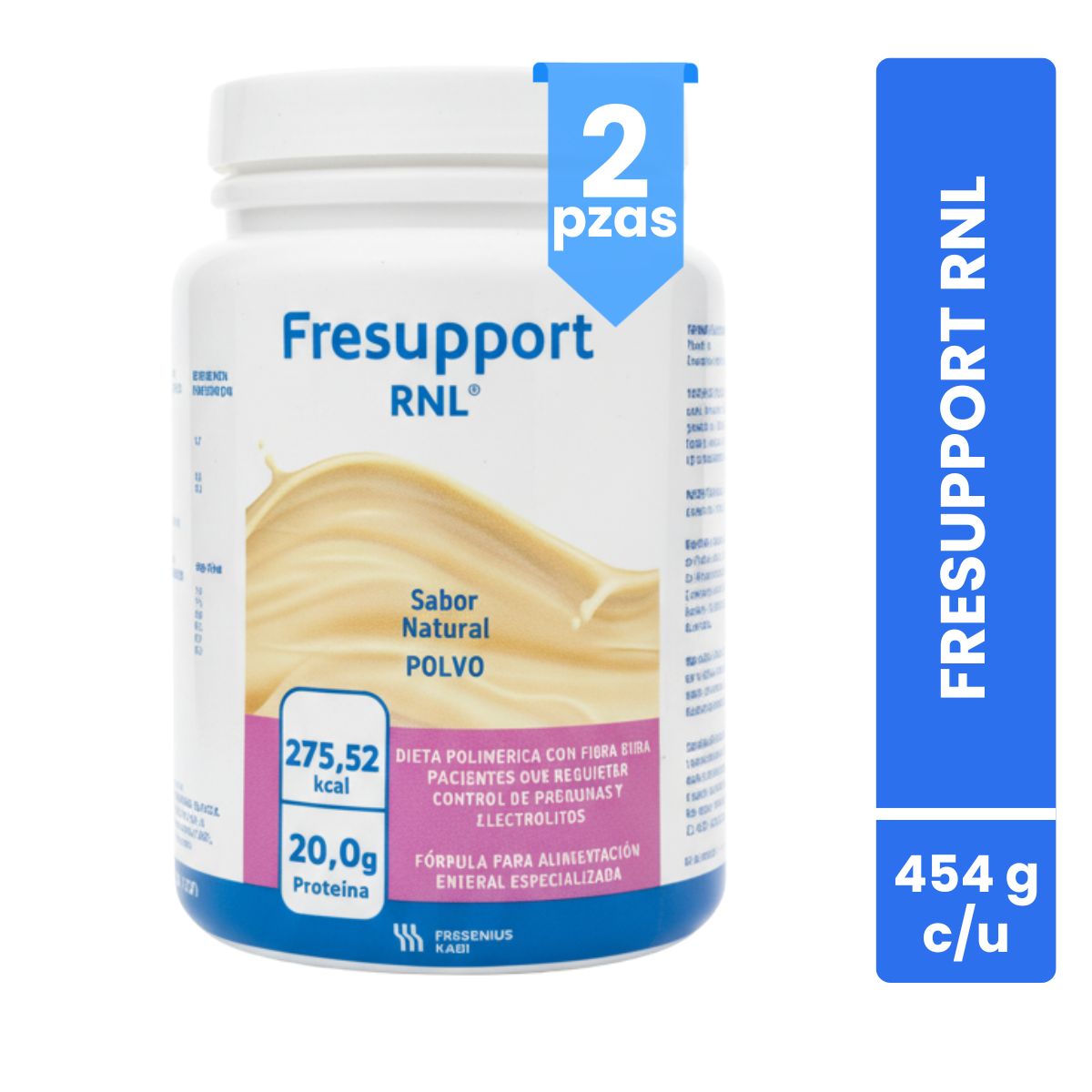 Fresupport Rnl 2 Botes De 454g. Cada Uno  Fresenius Kabi Sin Sabor