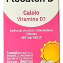 Flucaten D Calcio, Vitamina D3 600 mg / 400 UI Frasco con 30 Tabletas Vanquish