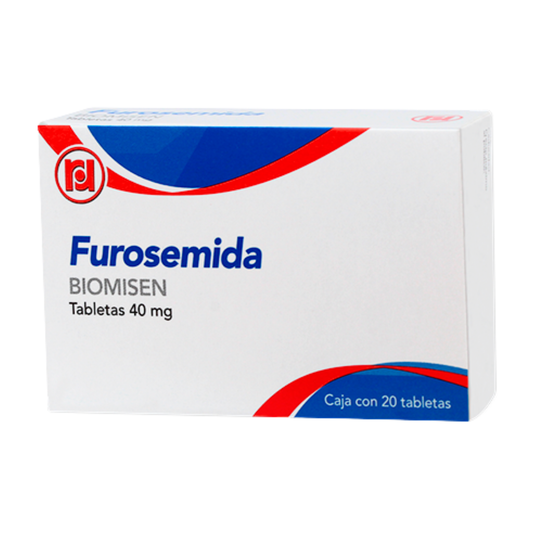 Randall Furosemida 40 mg Caja con 20 Tabletas