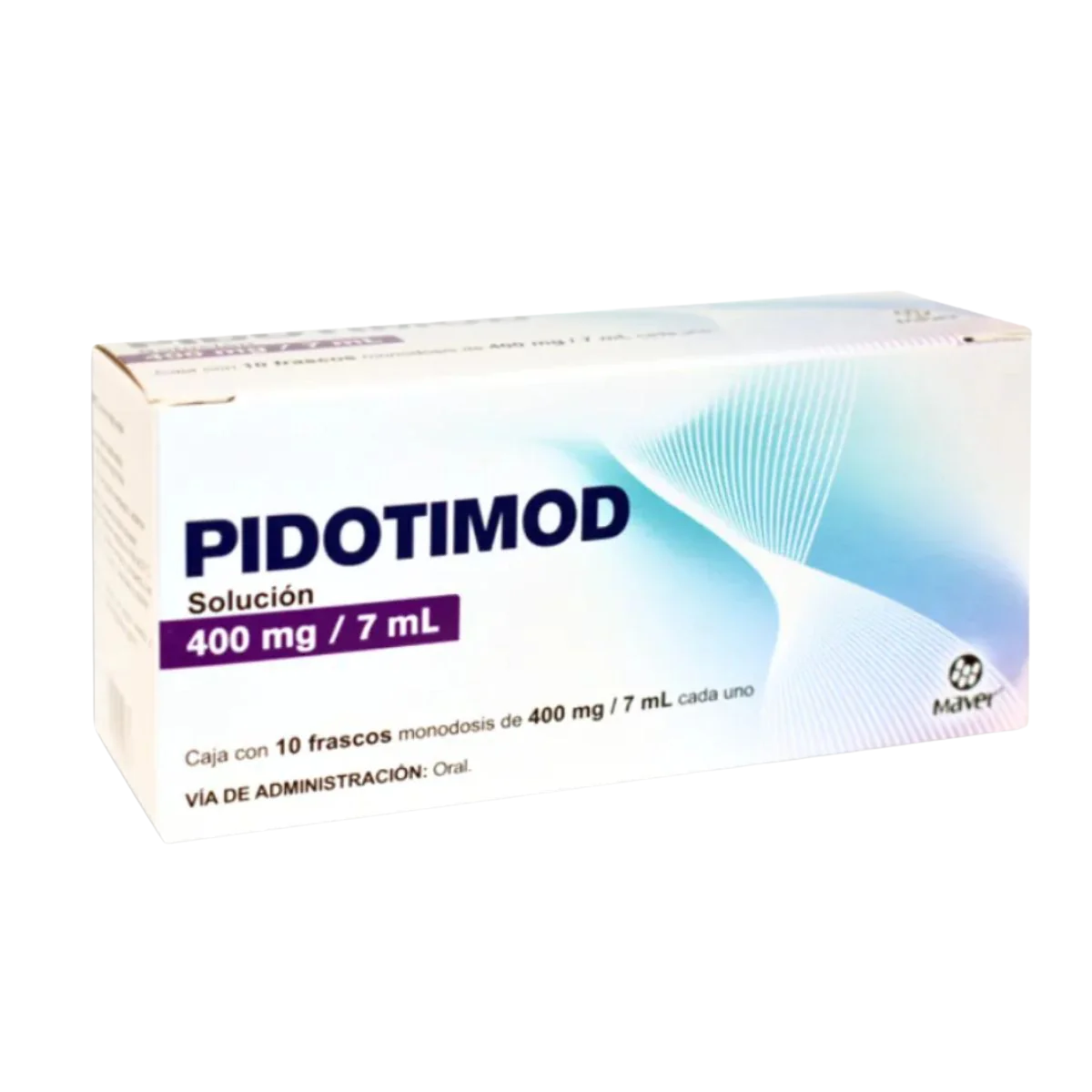 Pidotimod 400 mg / 7 mLl Solución caja con 10 Frascos Maver