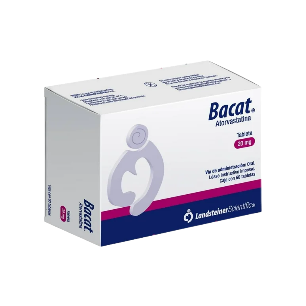 Bacat Atorvastatina 20 Mg 60 tabletas Landsteiner
