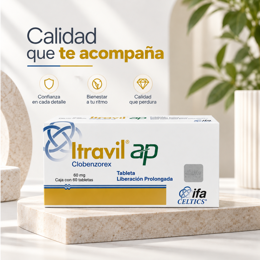 Itralvil Ap 60 Mg Caja con 60 Tabletas Liberación Prolongada