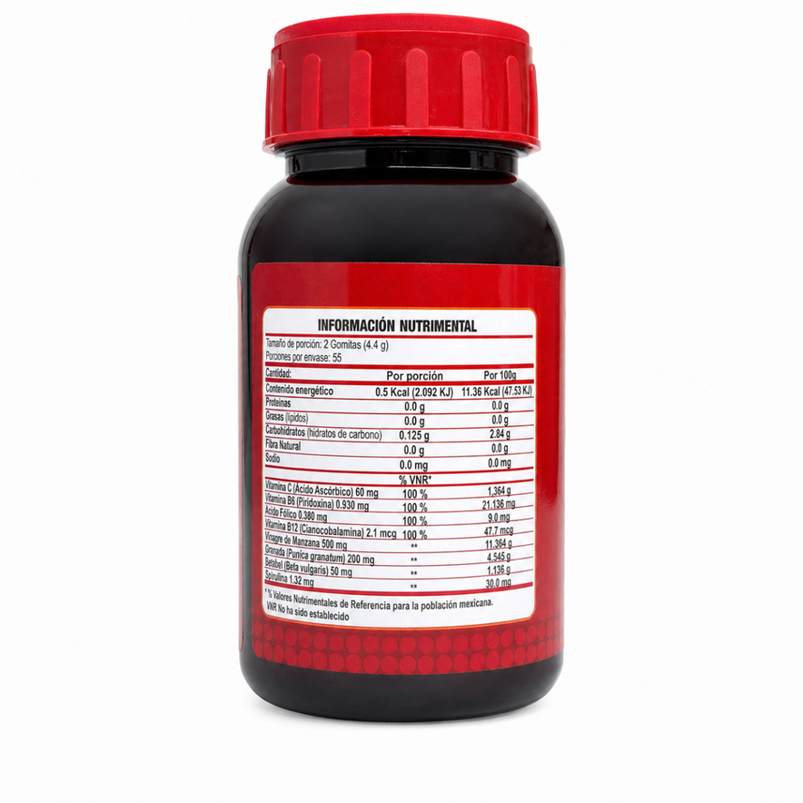 Vinamax Gums Frasco Con 110 Gomitas 242 G. Natutech