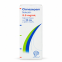 Clonazepam Solución 2.5 mg/mL frasco con 10 mL y gotero | Psicofarma