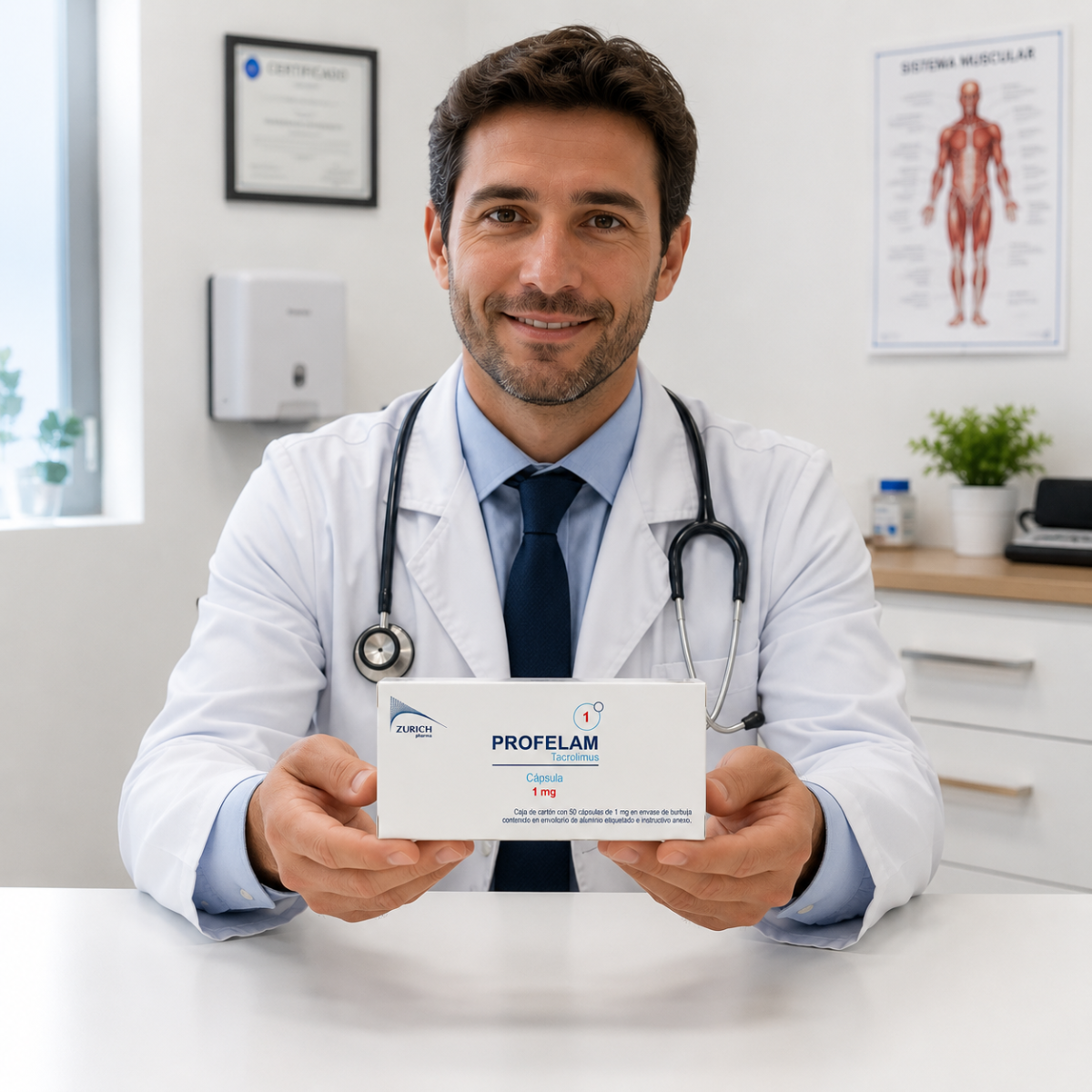 Profelam Tacrolimus 1 mg caja con 50 capsulas zurich
