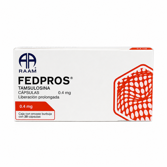 Fedpros Tamsulosina 0.4 Mg Caja Con 30 Cápsulas Raam