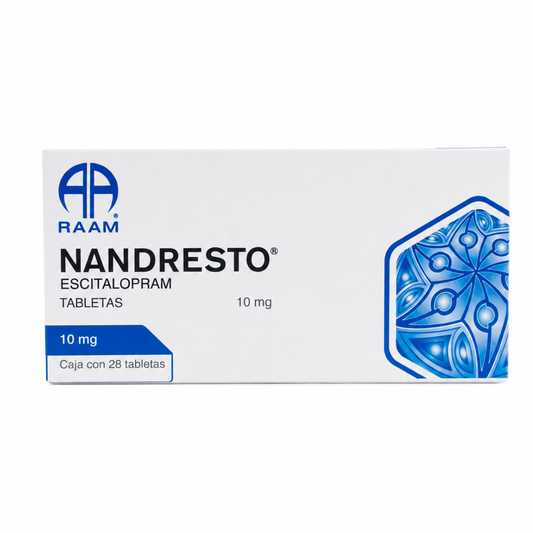 Nandresto Escitalopram 10 Mg, 28 Tabletas Raam