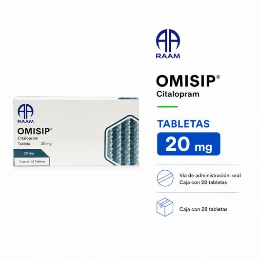Omisip Citalopram 20 Mg Caja 28 Tabletas Raam