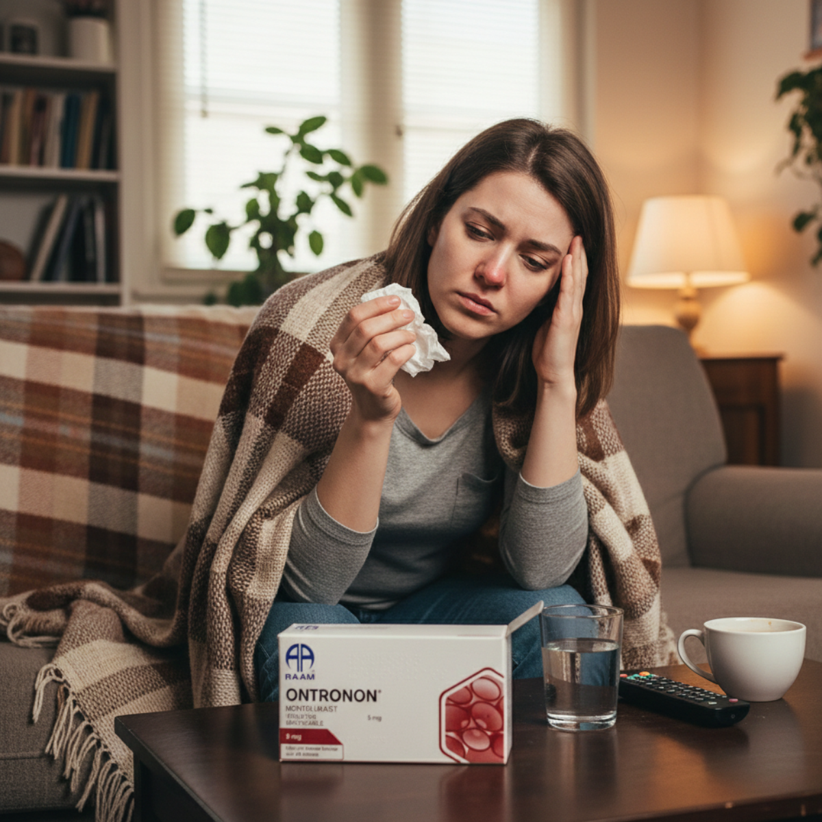 Ontronon Montelukast 5mg C/20 Tabletas Raam