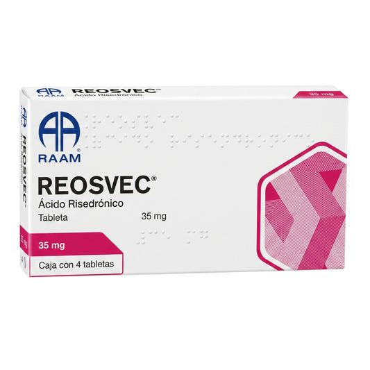 Reosvec Ácido Risedronico 35 Mg Caja Con 4 Cápsulas Raam