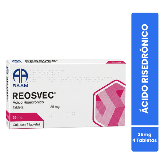 Reosvec Ácido Risedronico 35 Mg Caja Con 4 Cápsulas Raam