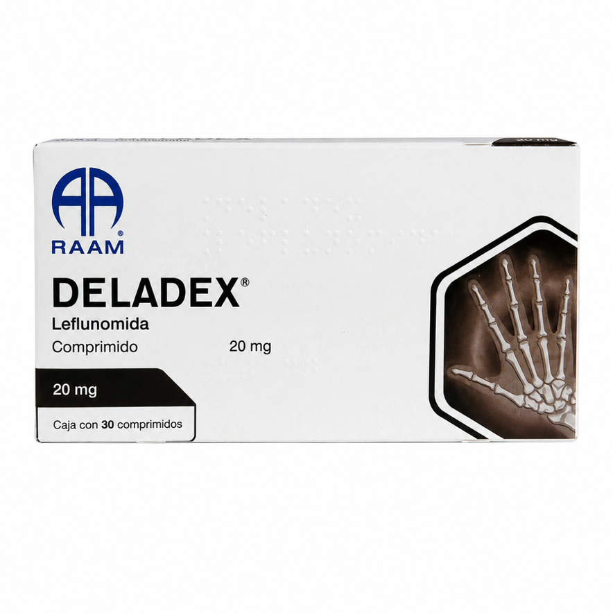 Deladex Leflunomida 20 Mg Caja Con 30 Tabletas Raam