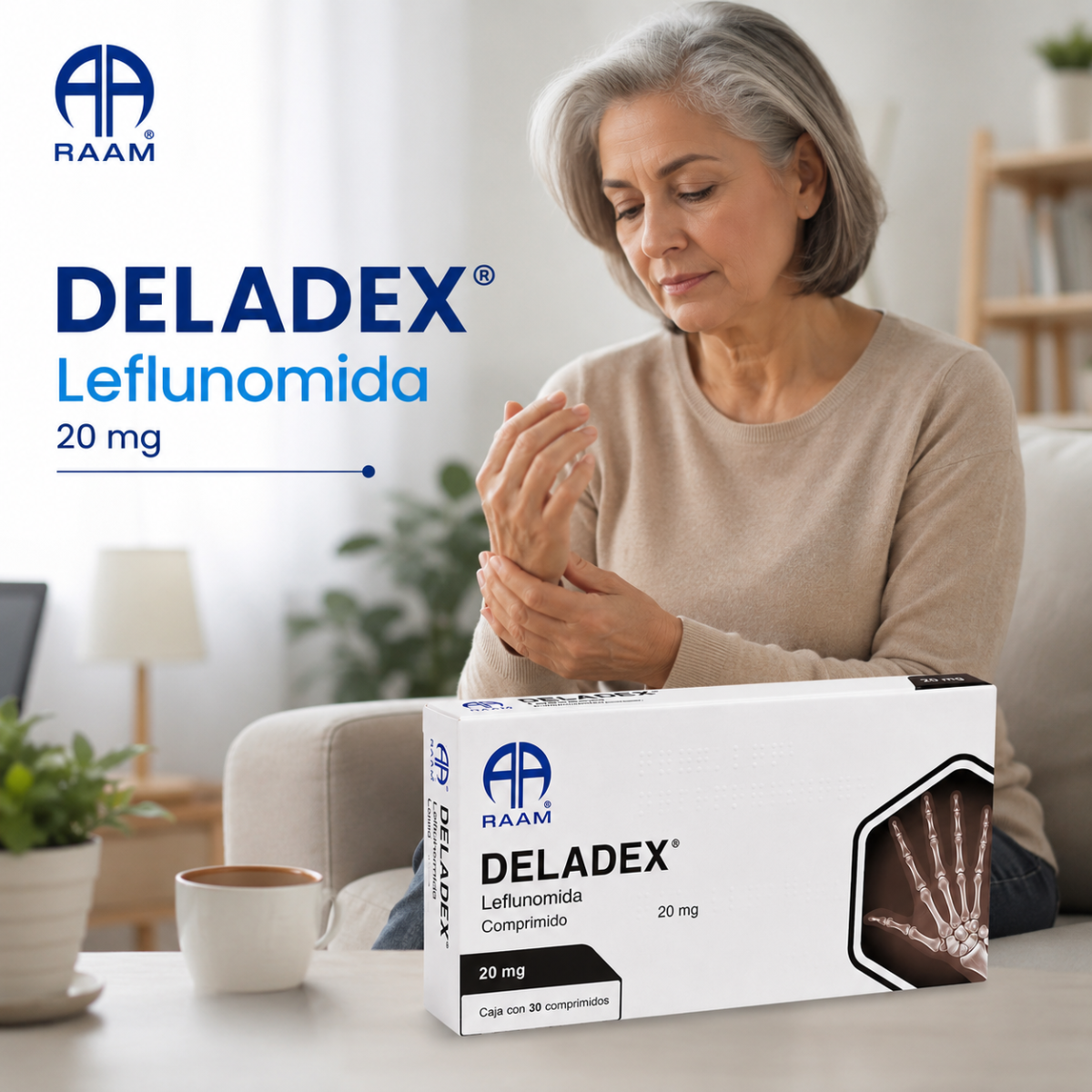Deladex Leflunomida 20 Mg Caja Con 30 Tabletas Raam