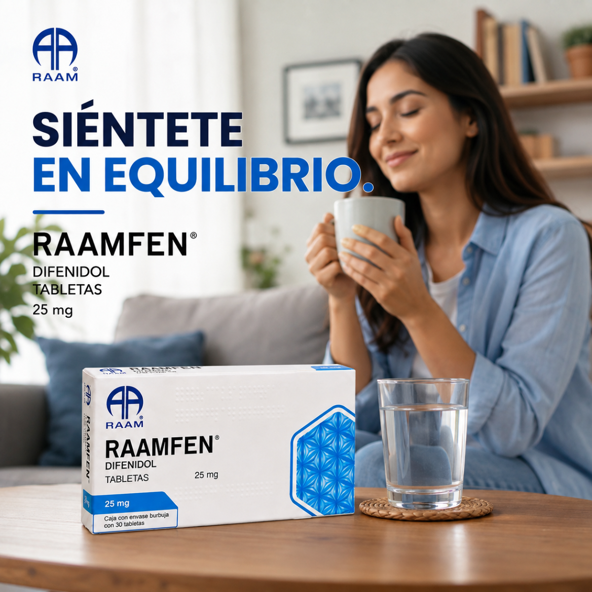 Raamfen Tableta 25 Mg, 30 Tabletas