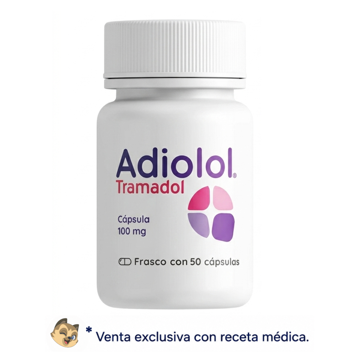 Adiolol Tramadol 100 mg 50 Cápsulas | SBL Pharma