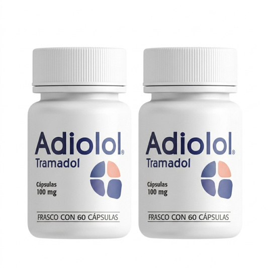 Adiolol Tramadol Duo Pack 100 Mg Con 60 Cápsulas C/u SBL Pharma
