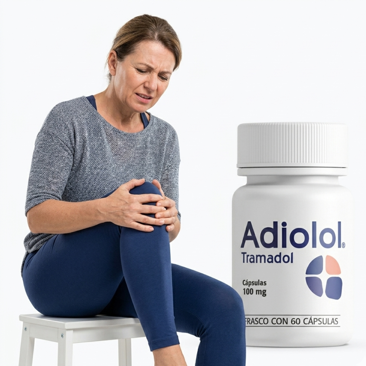 Adiolol Tramadol 100 Mg Frasco con 60 Cápsulas SBL Pharma