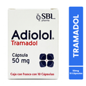 Adiolol Tramadol 50 Mg Caja con 10 Cápsulas SBL Pharma