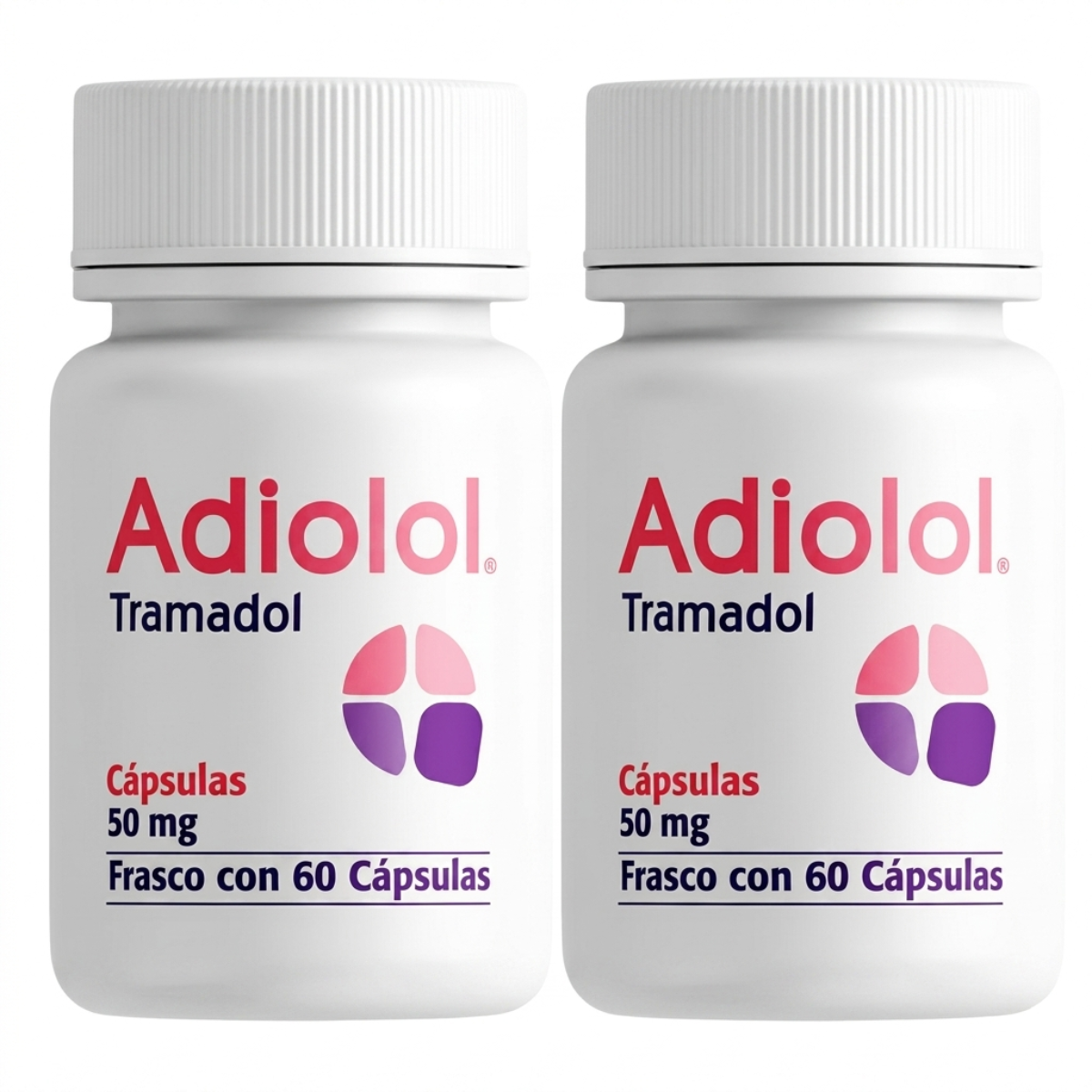 Adiolol Tramadol Duo Pack 50 Mg Con 60 Cápsulas C/u SBL Pharma