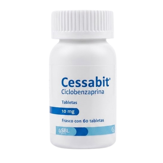 Cessabit Ciclobenzaprina 10 Mg Frasco con 60 Cápsulas SBL Pharma