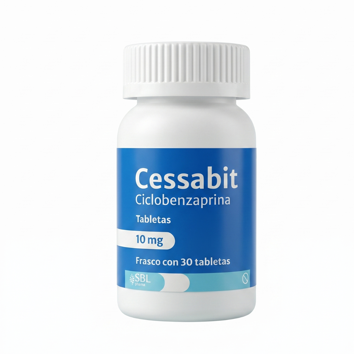 Cessabit Ciclobenzaprina 10 Mg Frasco con 30 Tabletas SBL Pharma