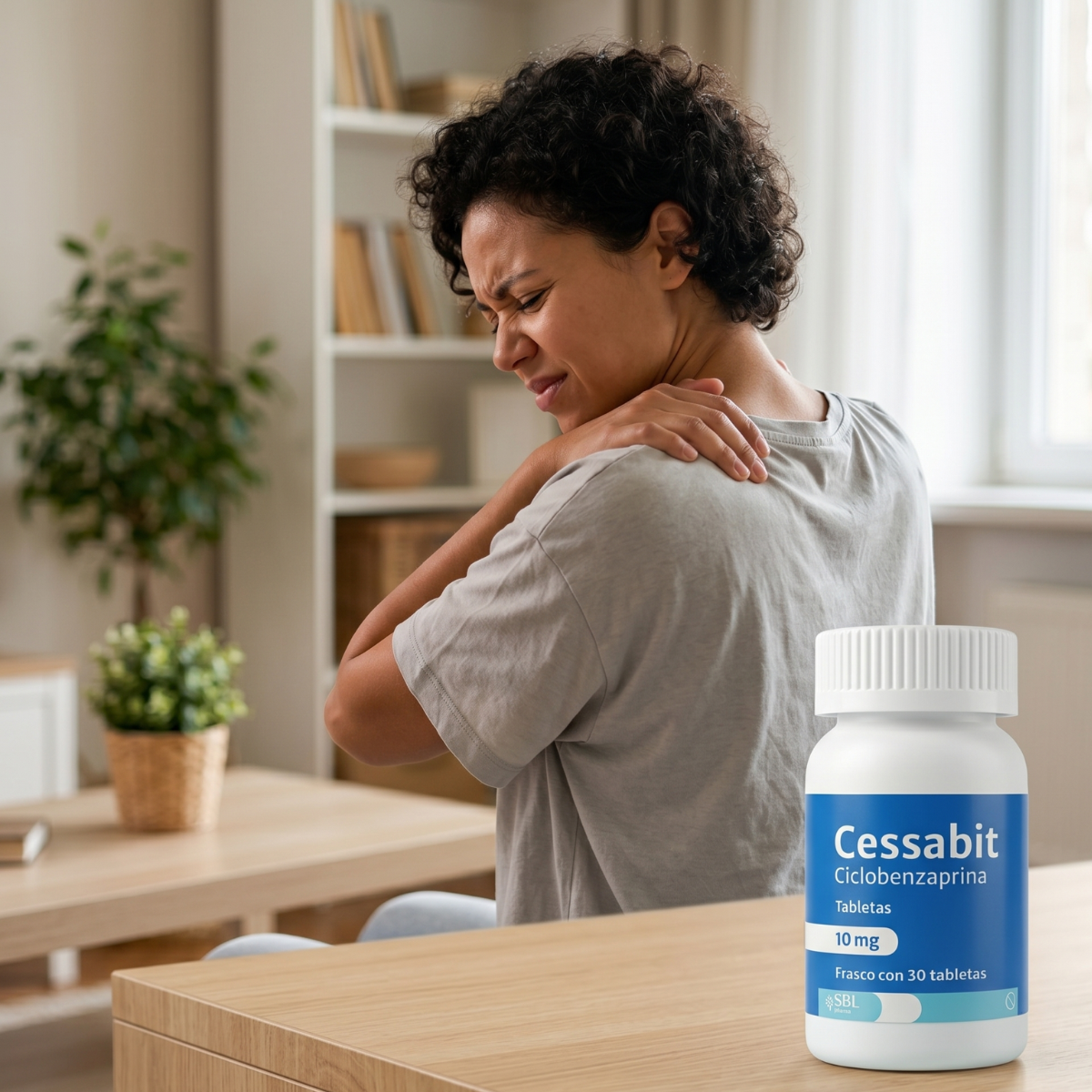 Cessabit Ciclobenzaprina 10 Mg Frasco con 30 Tabletas SBL Pharma