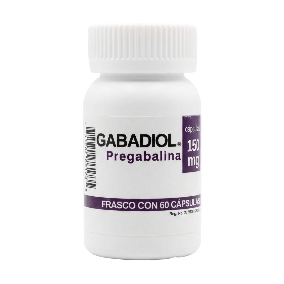 Gabadiol Pregabalina 150 Mg Frasco con 60 Cápsulas SBL Pharma