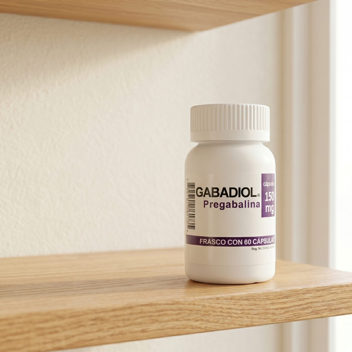 Gabadiol Pregabalina 150 Mg Frasco con 60 Cápsulas SBL Pharma