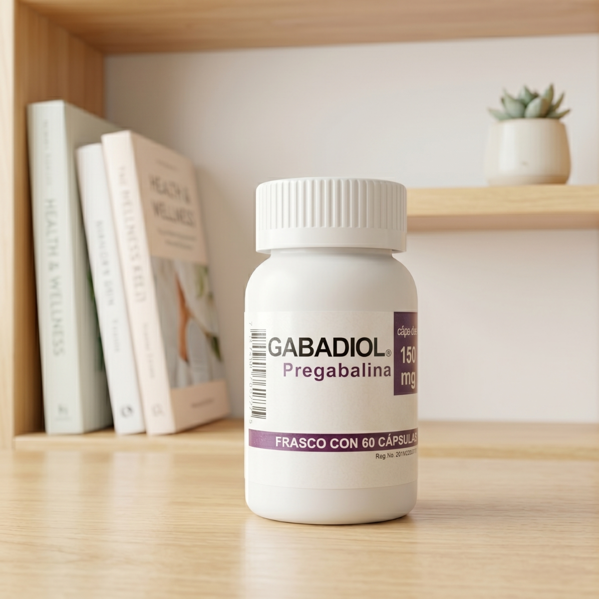 Gabadiol Pregabalina 150 Mg Frasco con 60 Cápsulas SBL Pharma
