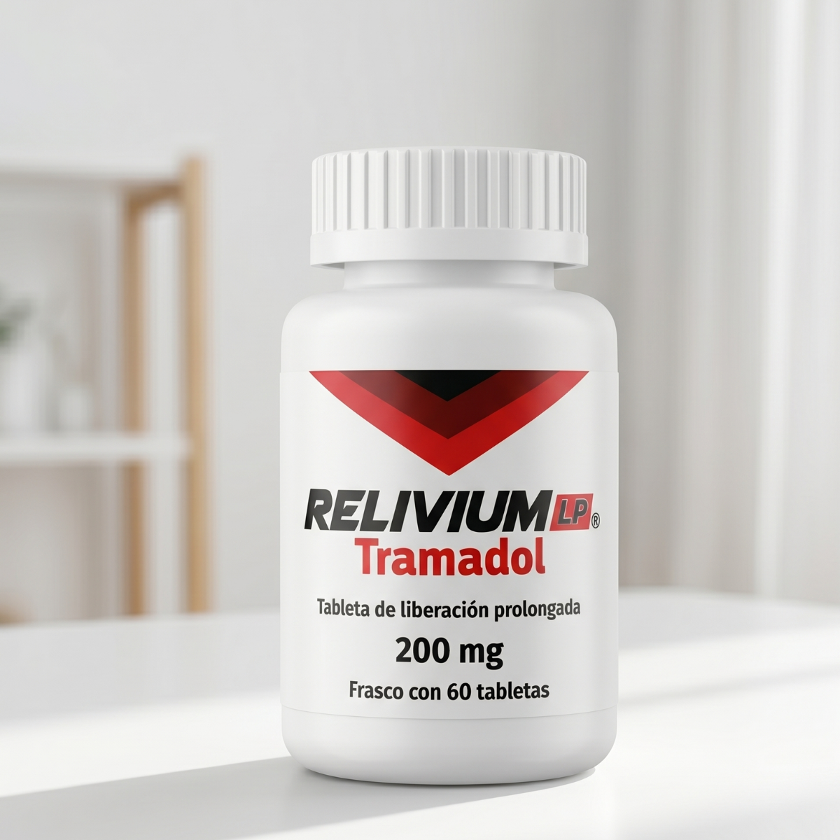 Duo Relivium LP Tramadol 200 Mg Frasco con 60 Tabletas c/u SBL Pharma
