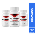 Relivium LP Tramadol Pack 3  200 Mg Frasco con 60 Tabletas c/u SBL Pharma