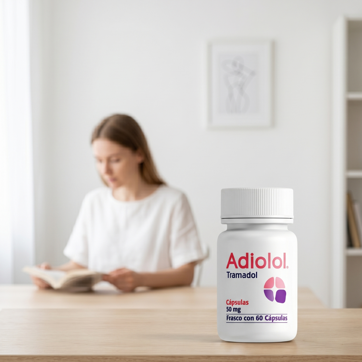 Adiolol Tramadol 50 Mg Frasco con 60 Cápsulas SBL Pharma