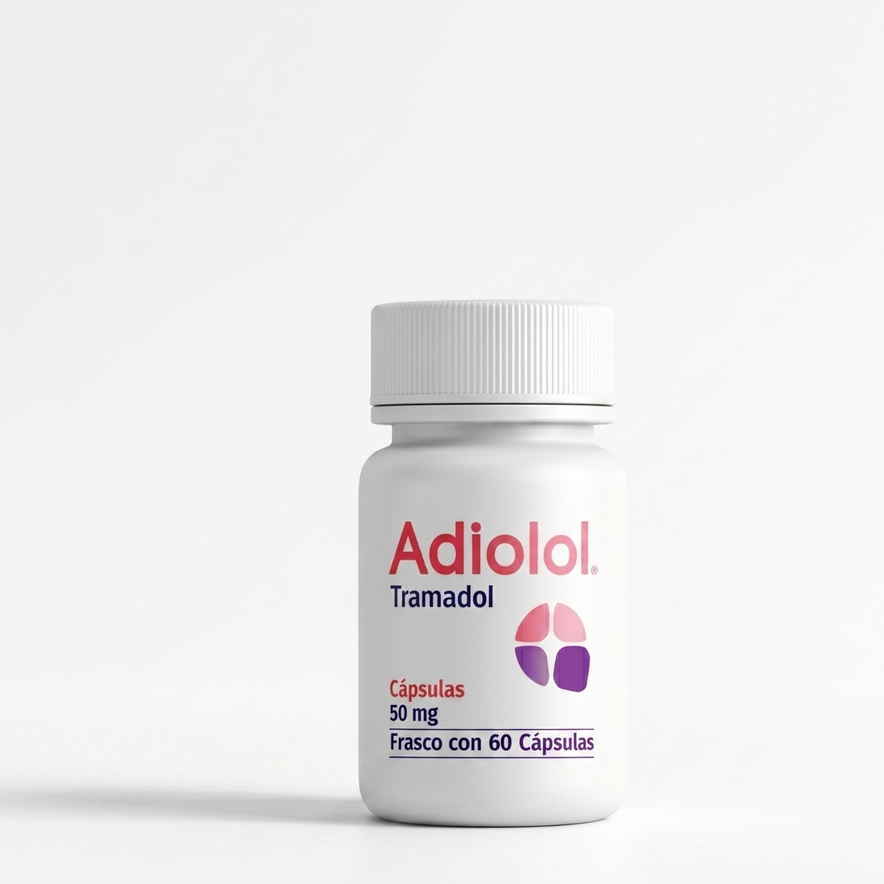 Adiolol Tramadol 50 Mg Frasco con 60 Cápsulas SBL Pharma