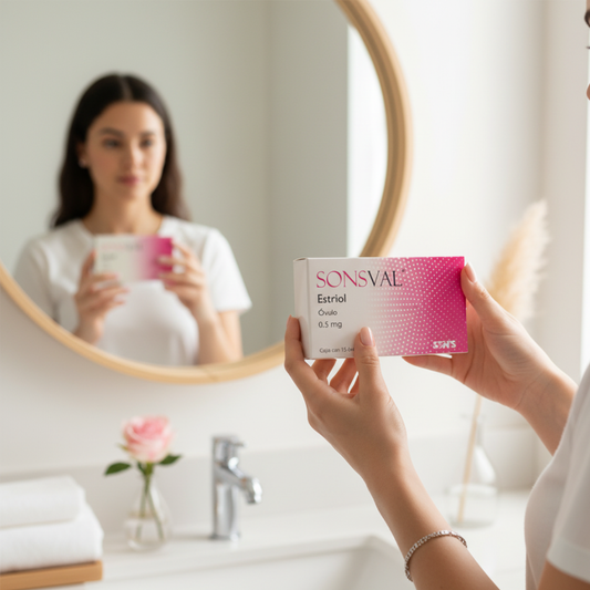 SONSVAL Estriol 0.5 mg caja con 15 óvulos Son's