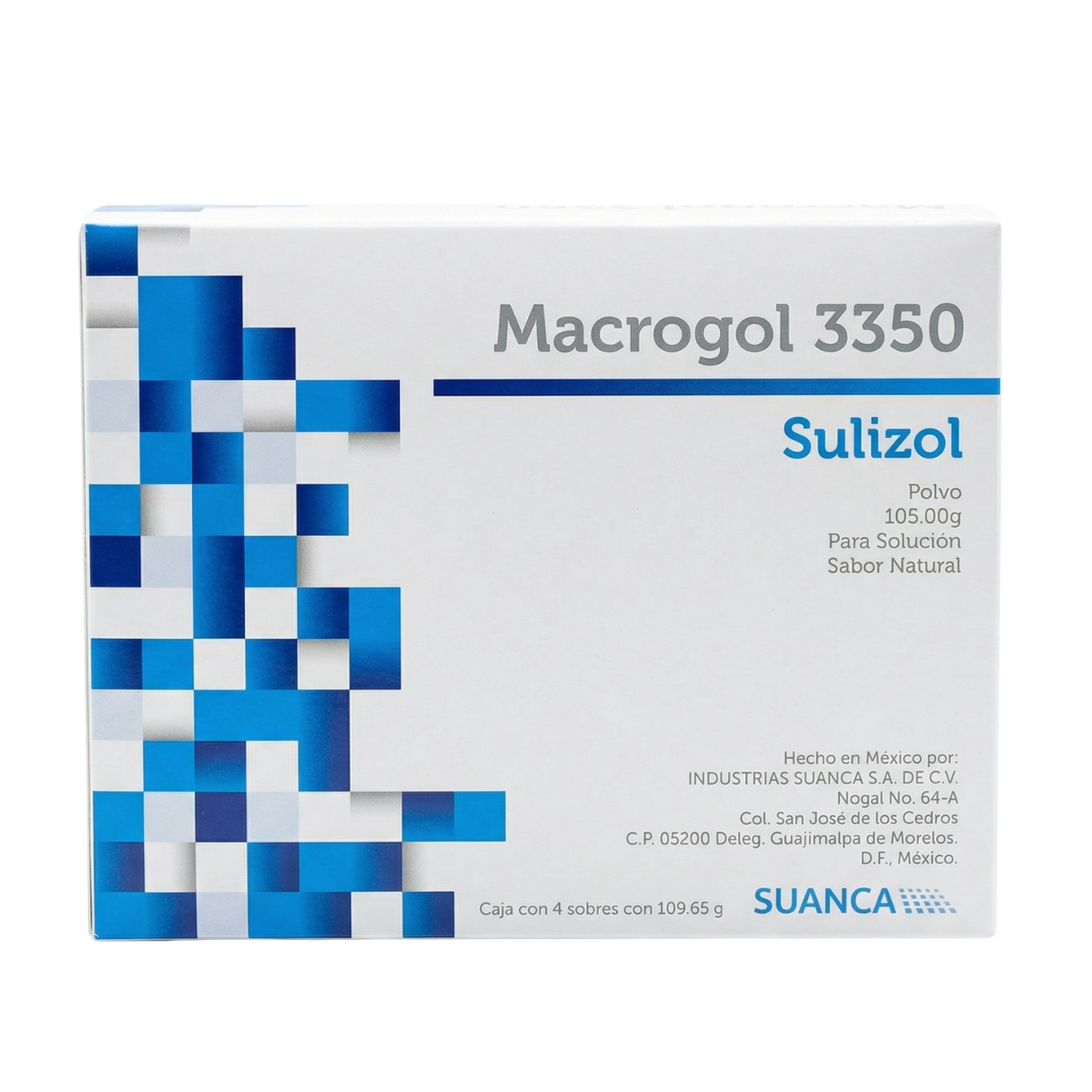 Macrogol 3350 Sulizol Polvo 105 g. Para Solución Sabor Natural