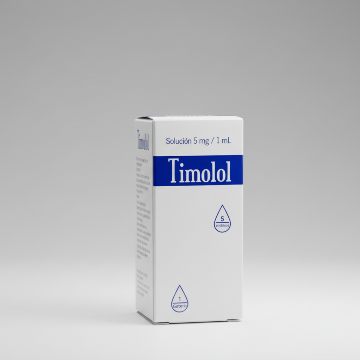 Timolol 5 Mg/ 1 mL Solución Oftálmica Frasco Con 5 mL