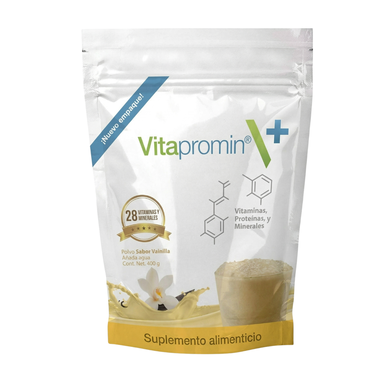 Vitapromin Sabor Vainilla 400 Gr. Vitaminas, Proteínas y Minerales